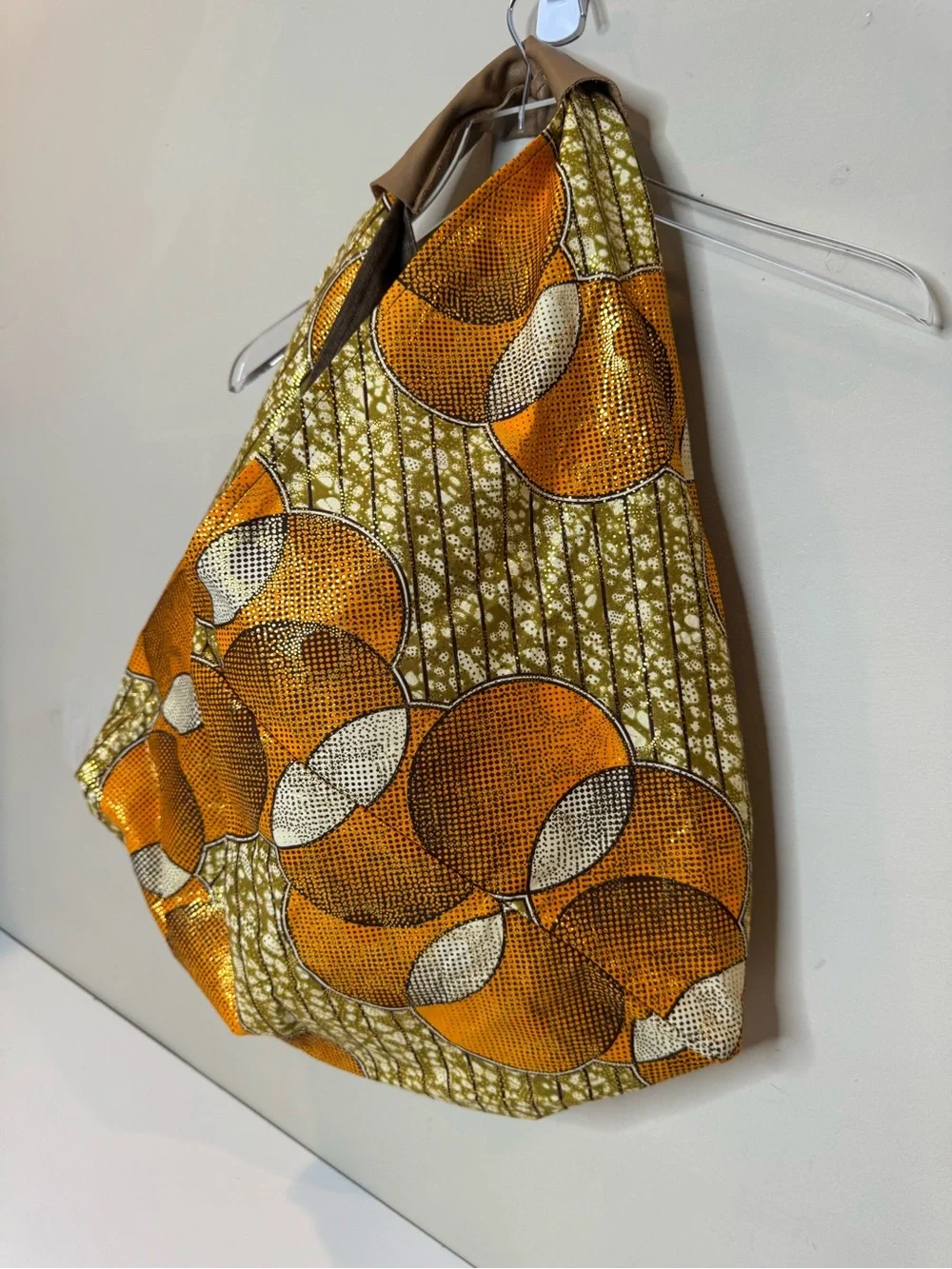 Love Beats Boutique Margie McClarin African Print Hobo Shoulder Bag